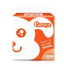 Cocoyo Ultra Absorbent Pee Sheets Medium 50’s (8 Packs), JJ-002 (8 Packs), cat Pee Pads, Cocoyo, cat Housing Needs, catsmart, Housing Needs, Pee Pads
